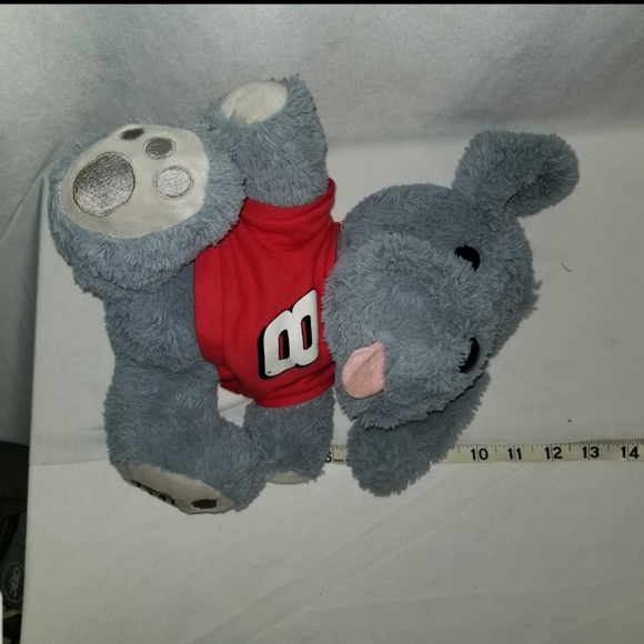 NASCAR Fuzzy Plush Gray Dog # 8 Dale Jr. 12" - Picture 9 of 9